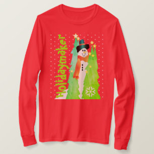 Red And Bright Green T-Shirt