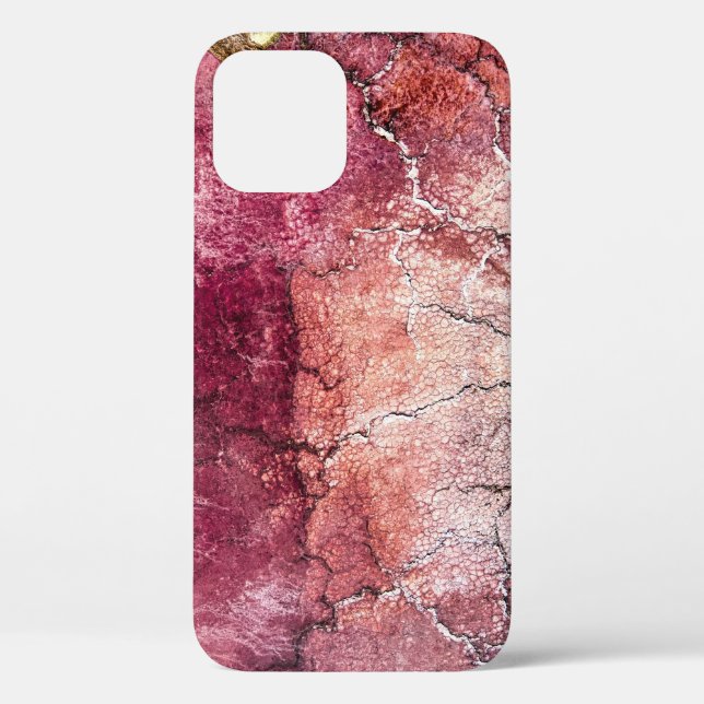 Red and brown abstract painting Case-Mate iPhone case (Back)