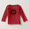 Red and Brown Sock Monkey: First Birthday Tee