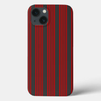 Red and charcoal five stripe pattern