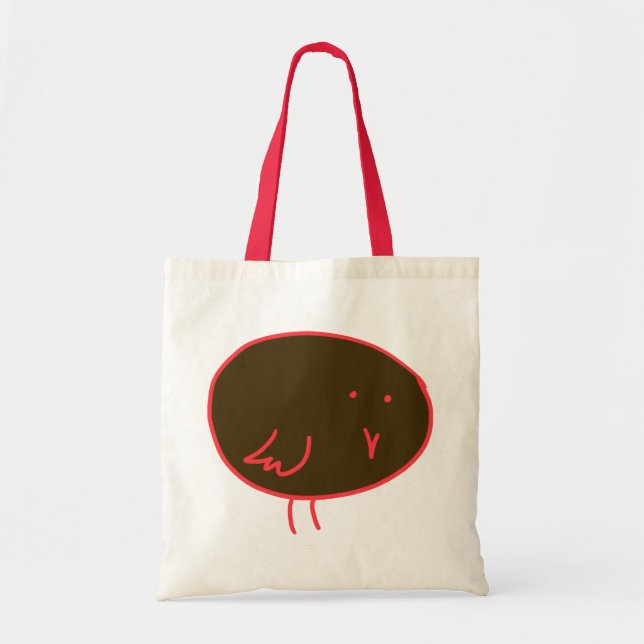 Red And Chocolate Bird Bag (Front)