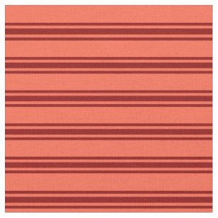 Red and Dark Red Lined/Striped Pattern Fabric