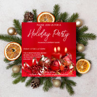 Red and gold baubles background Holiday 