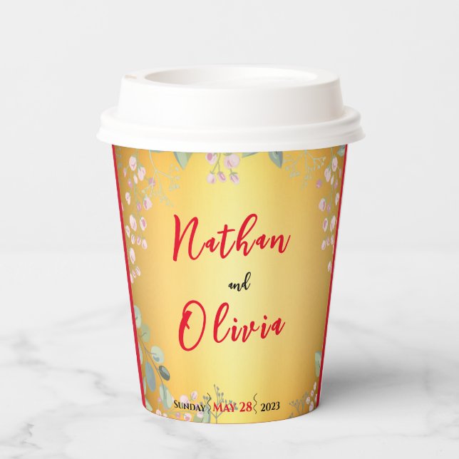 Red and Gold cup (Back)