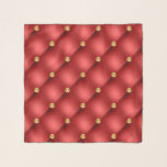 Red and Gold Diamonds Tufted Scarf<br><div class="desc">Scarf with Red and Gold Diamond Tufted Leather Texture Luxury Golden Jewel Personalised Gift - You can also add your Text / Name / more - Make Your Special Scarves Gift - Resize and move or remove and add text / elements with Customisation tool ! Design by MIGNED. Please see...</div>