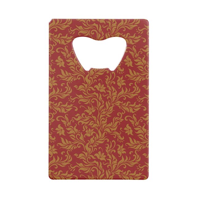 Red and Gold Floral Pattern (Front)