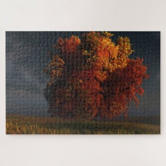 Red and Gold Jigsaw Puzzle