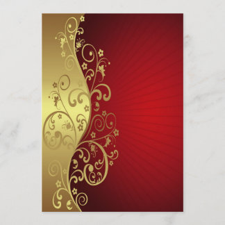 Red and Gold Multipurpose Invite