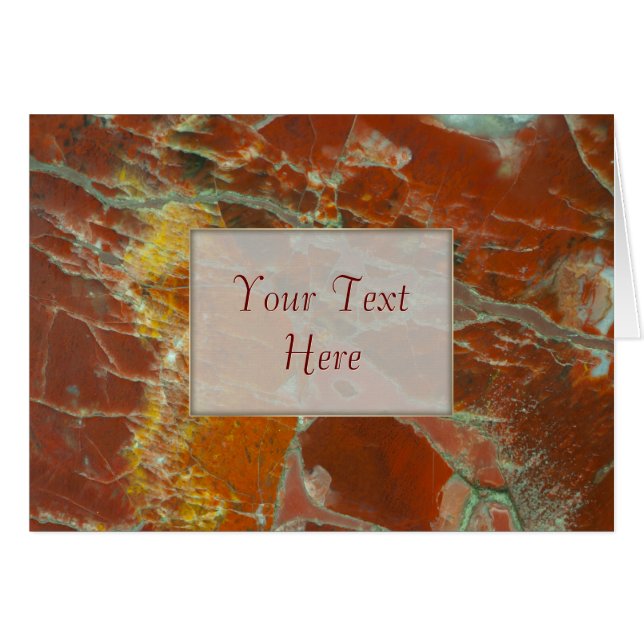 Red and Gold Pertrified Wood (Front Horizontal)