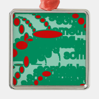 red and green 1123 abstract art metal tree decoration