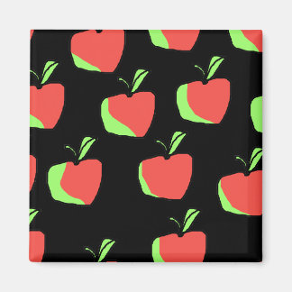 Red and Green Apple Pattern. Magnet