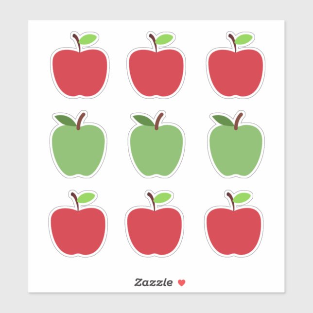 Red and Green Apples  (Sheet)