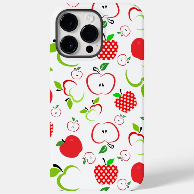 Red and Green Apples Case-Mate iPhone Case (Back)