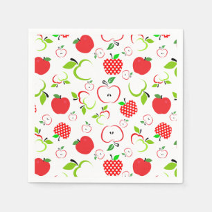 Red and Green Apples Napkin