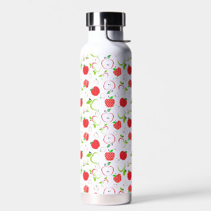 Red and Green Apples Water Bottle