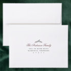 Red and Green Christmas Back