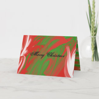 Red and Green Christmas card