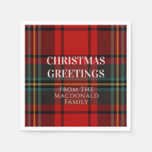 Red and Green Christmas Plaid 