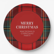 Red and Green Christmas Plaid 