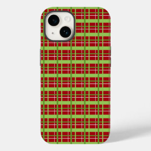 Red and Green Christmas Plaid Phone Case