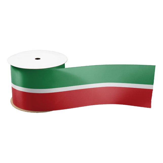 Red and Green Christmas Ribbon Satin Ribbon (Spool)