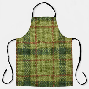 Red and green Christmas tartan. Apron
