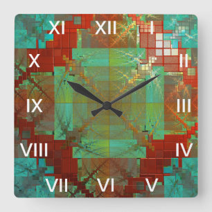 Red and Green Chromatic Fusion Clock