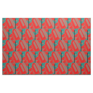 Red and Green Court Reporting Steno Machine DIY Fabric
