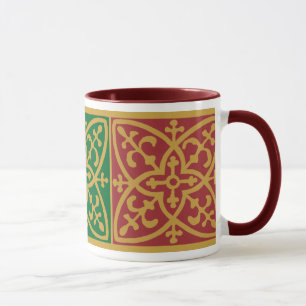 Red and Green Gothic Christmas Coffee Mug