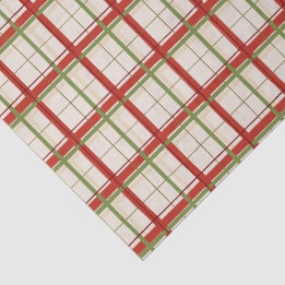 Red and Green Holiday Tissue Paper
