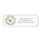 Red and Green Holly Berry Wreath Monogram