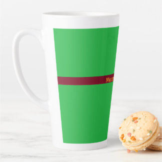 Red and Green Latte Mug