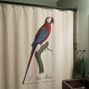 Red-and-green Macaw, Ara chloropterus Shower Curtain
