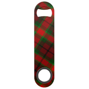 Red and Green Plaid Bottle Opener