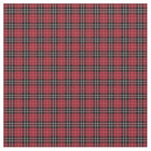 Red and green plaid fabric