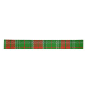Red and Green Plaid Satin Ribbon