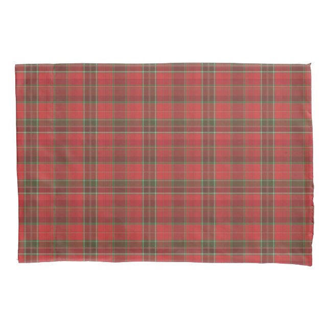 Red and Green Plaid Standard Pillowcase (Front)
