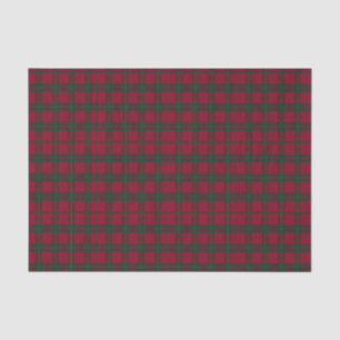 Red and Green Plaid Tissue Paper