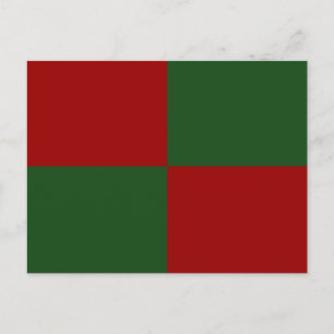 Red and Green Rectangles Postcard