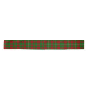 Red and Green Scottish Tartan Plaid Satin Ribbon