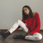 Red and Green Snowflake pattern Leggings<br><div class="desc">Get into the holiday spirit with our Christmas Pattern Leggings, featuring a charming red and green snowflake design. These leggings combine fun, cute, whimsical vibes with a simple minimalist design, making them perfect for festive holiday clothing. With their whimsy, stylish fashion and touch of funny charm, they’re ideal for embracing...</div>