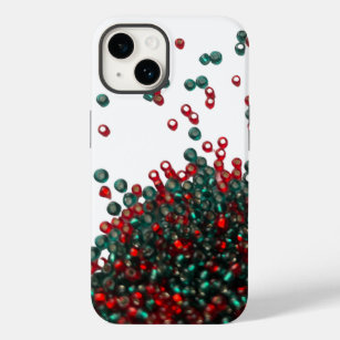 Red And Green Spilled Beads Case-Mate iPhone 14 Case