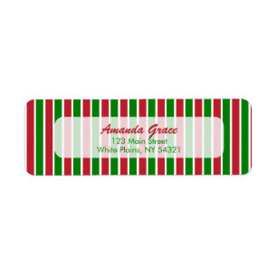Red and Green Stripes Christmas/Holidays