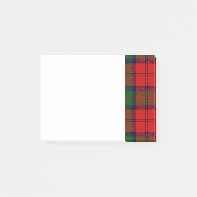 Red and Green Tartan of Clan MacDuff Post-it Notes (Front)