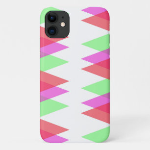 Red and green triangles iPhone 11 case