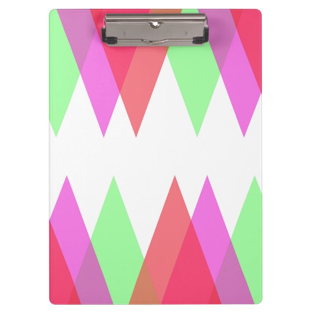 Red and green triangles clipboard (Front)
