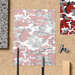 Red and Grey Camo, Camouflage, Military, Army Flyer