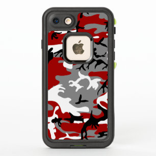 Red and Grey Camouflage, Military, Army