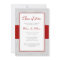 Red and Grey Chevron Graduation Party