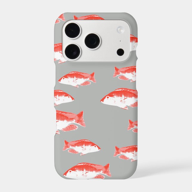 Red and grey fish (Back)